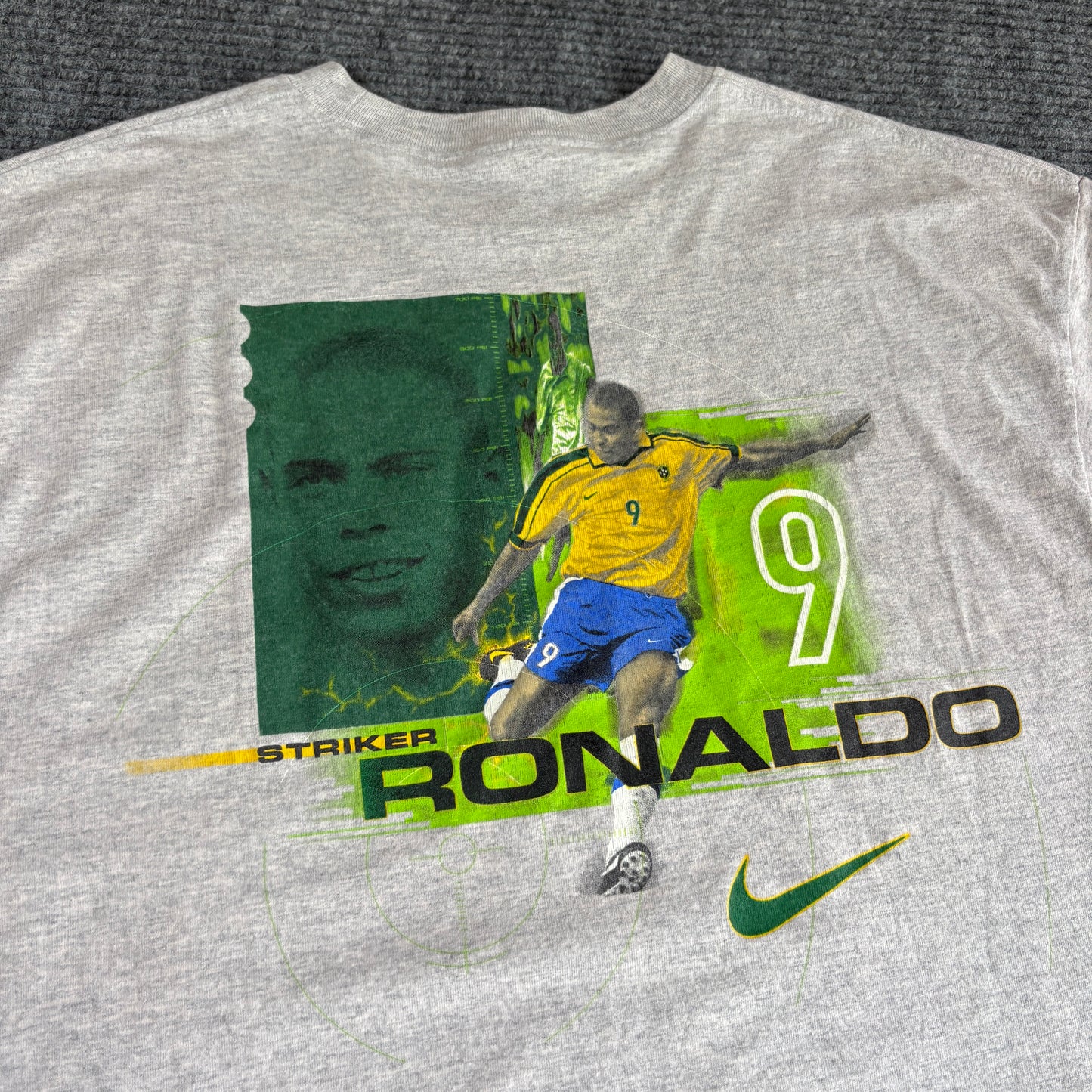 90s Nike Brazil Ronaldo R9 Tee L