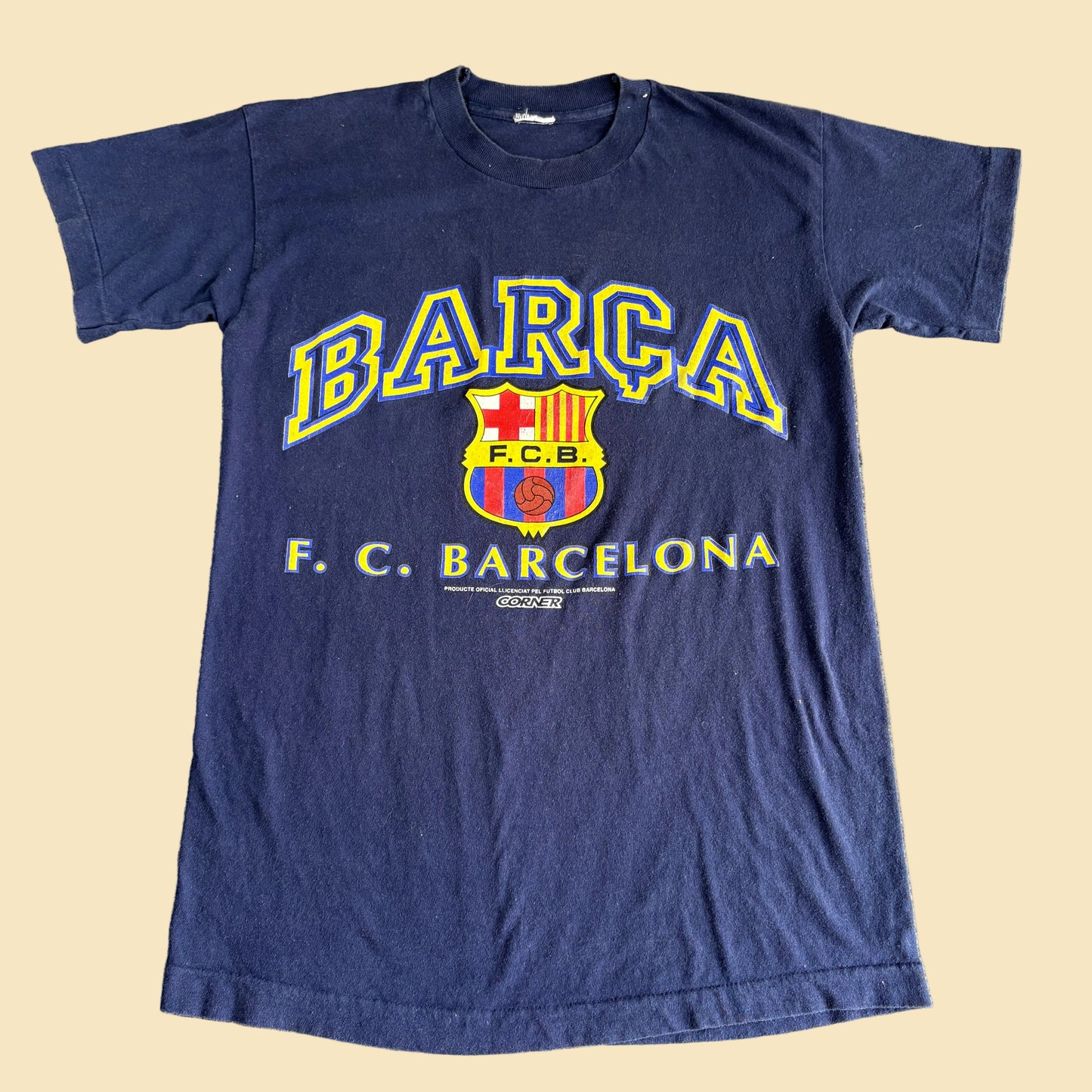 Vintage FC Barcelona Tee M