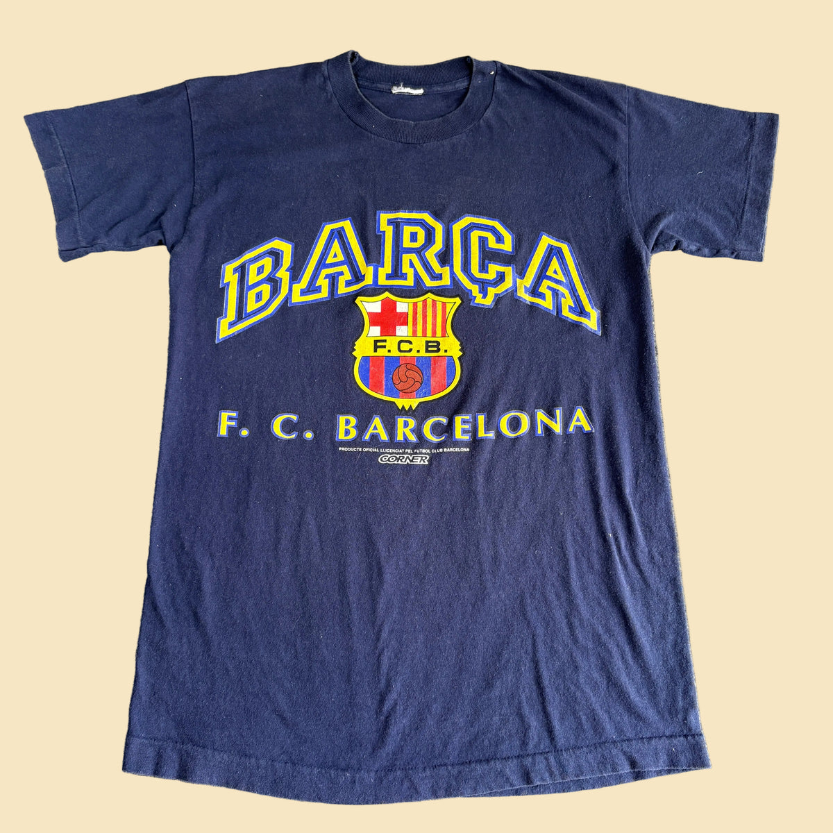 Vintage FC Barcelona Tee M