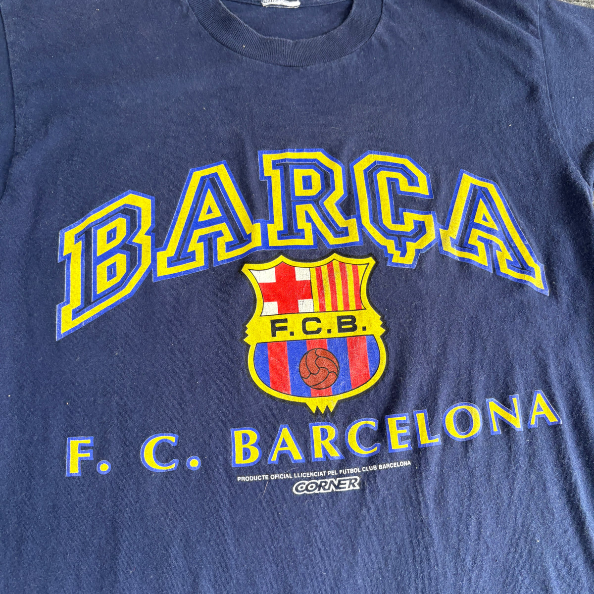Vintage FC Barcelona Tee M