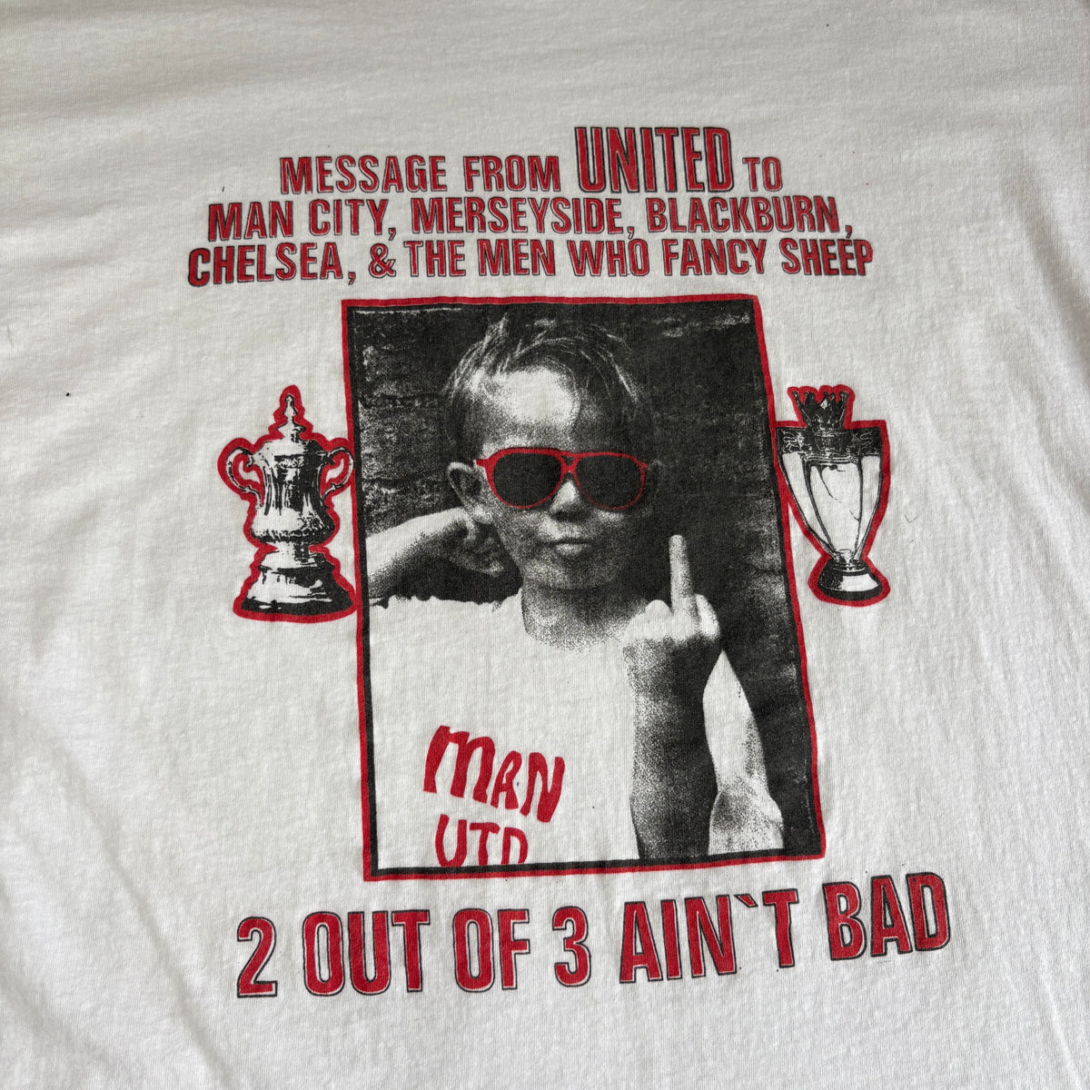 Vintage Manchester United F*ck Off Shirt XL