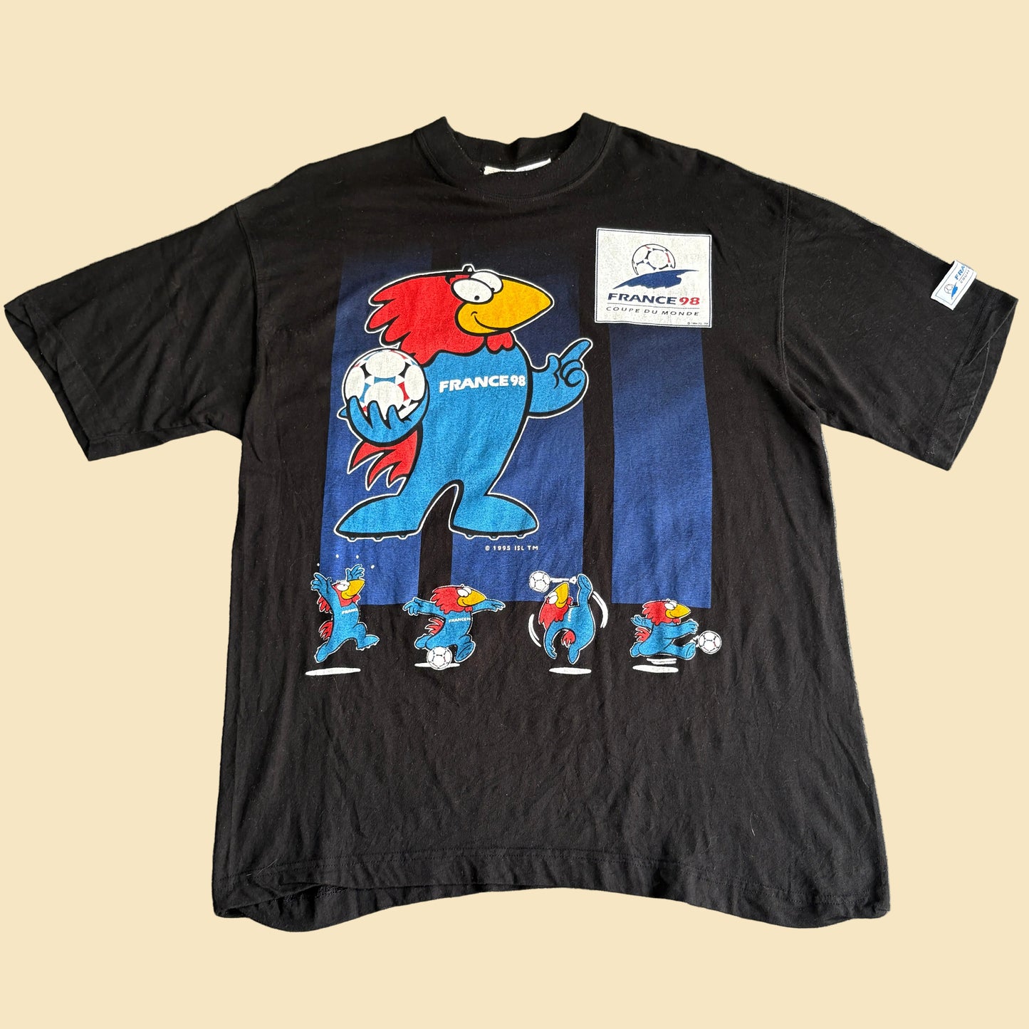 1998 World Cup France Mascot Tee L