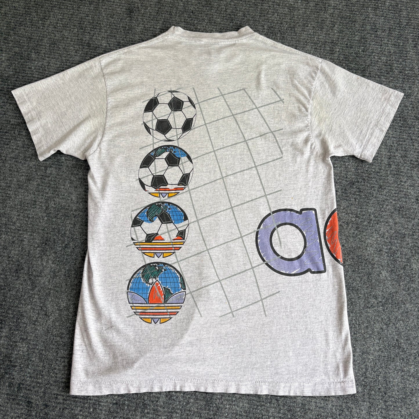90s Adidas World Cup Wraparound L