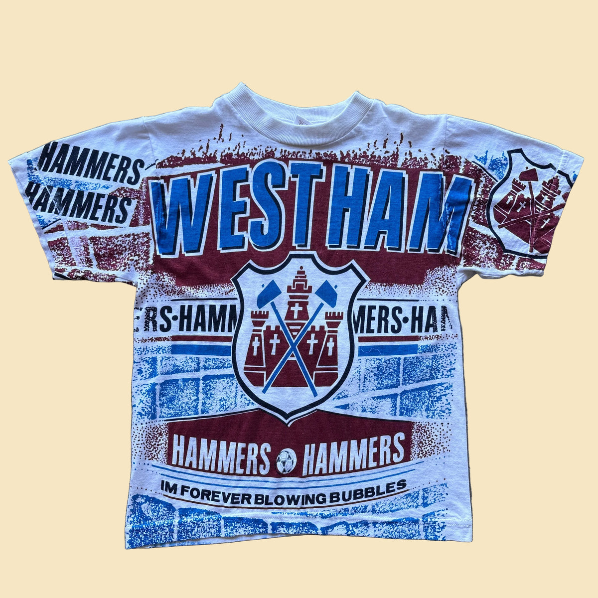 Kids West Ham AOP Tee 7-8 Years