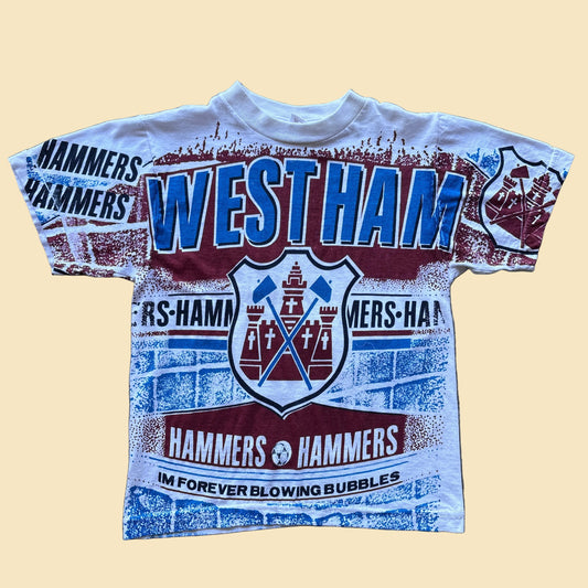 Kids West Ham AOP Tee 7-8 Years