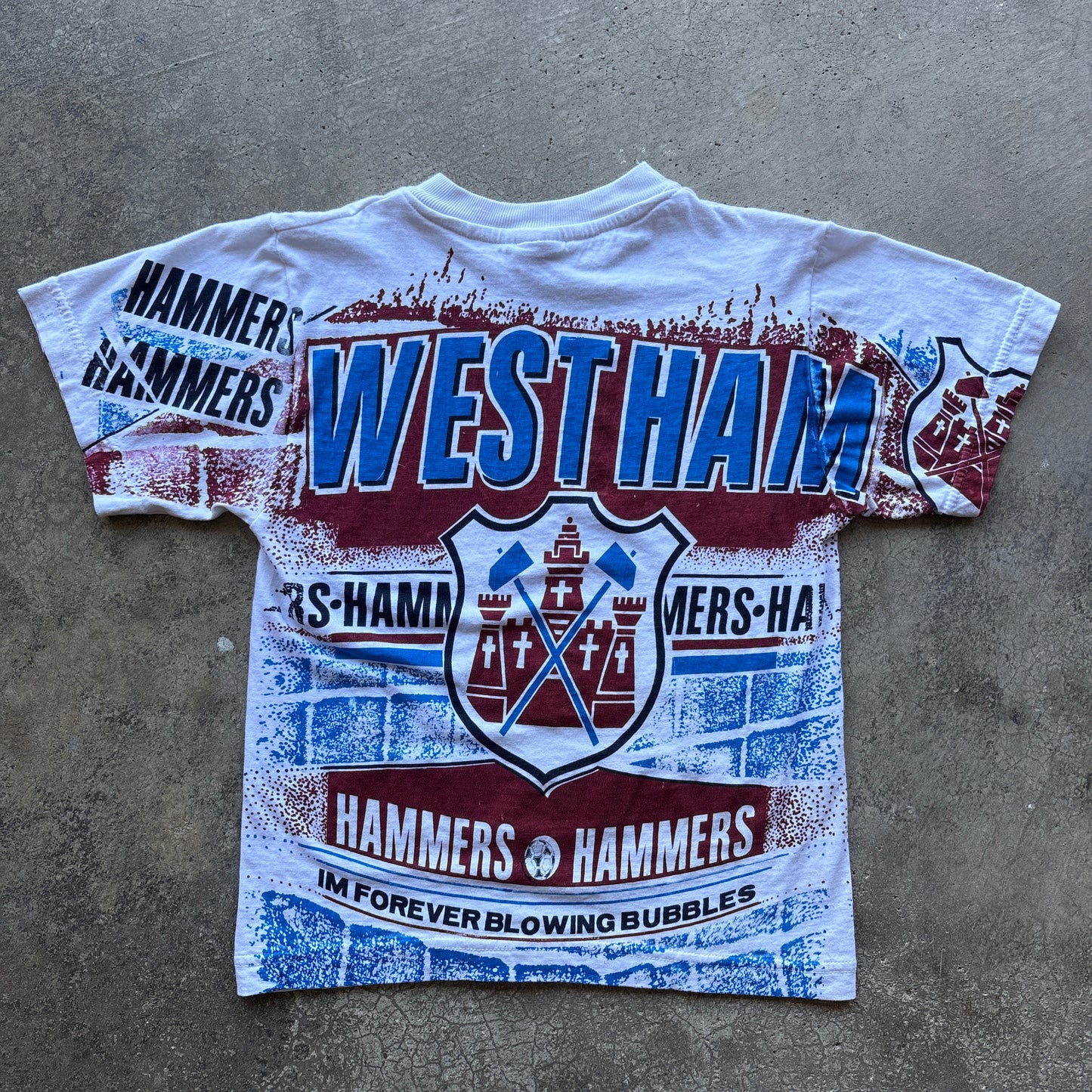 Kids West Ham AOP Tee 7-8 Years