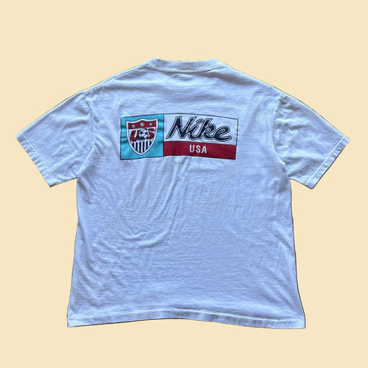 90s Nike Team USA Soccer Mullet Tee M