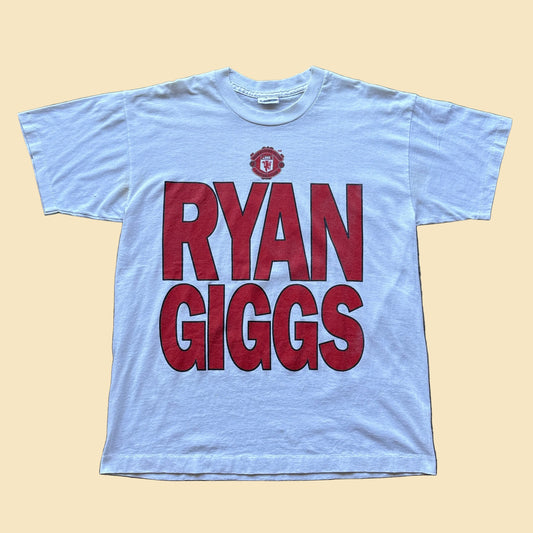 90s Manchester United Ryan Giggs Big Font Tee XL