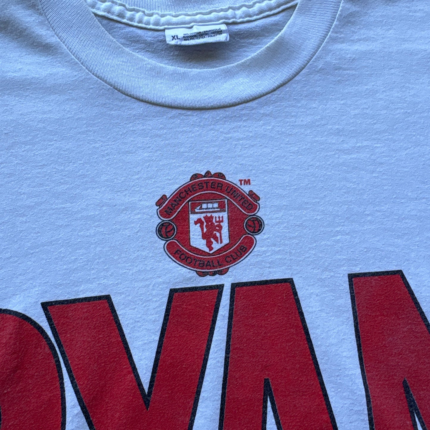 90s Manchester United Ryan Giggs Big Font Tee XL