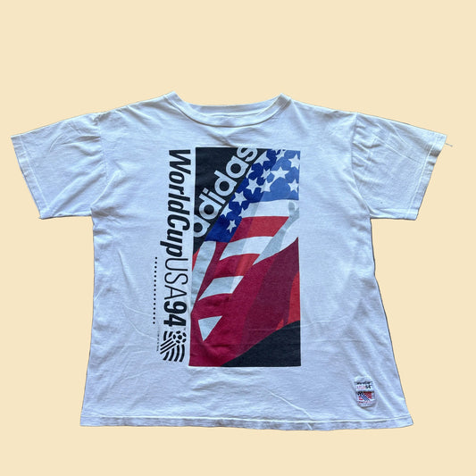 1994 World Cup USA Adidas Flag Tee M