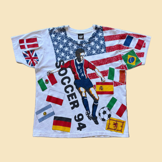 1994 World Cup USA Flag AOP Tee L