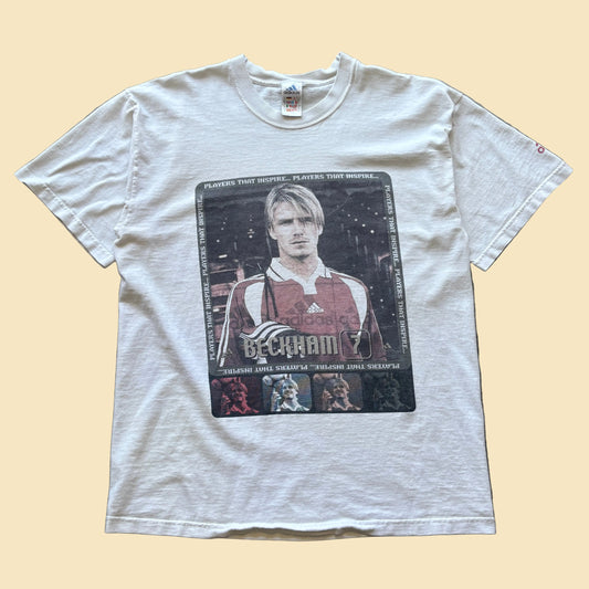 90s Adidas David Beckham Predator Tee M
