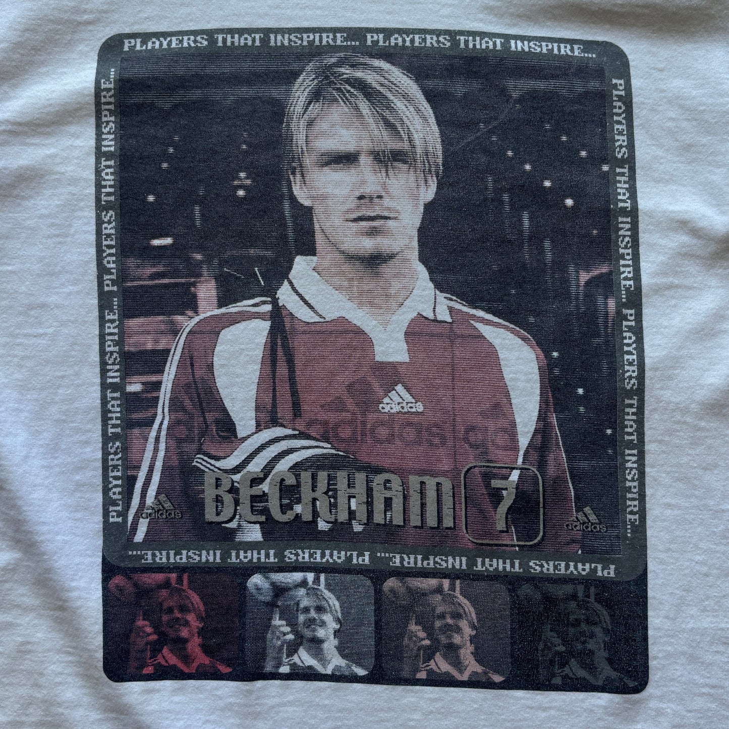 90s Adidas David Beckham Predator Tee M