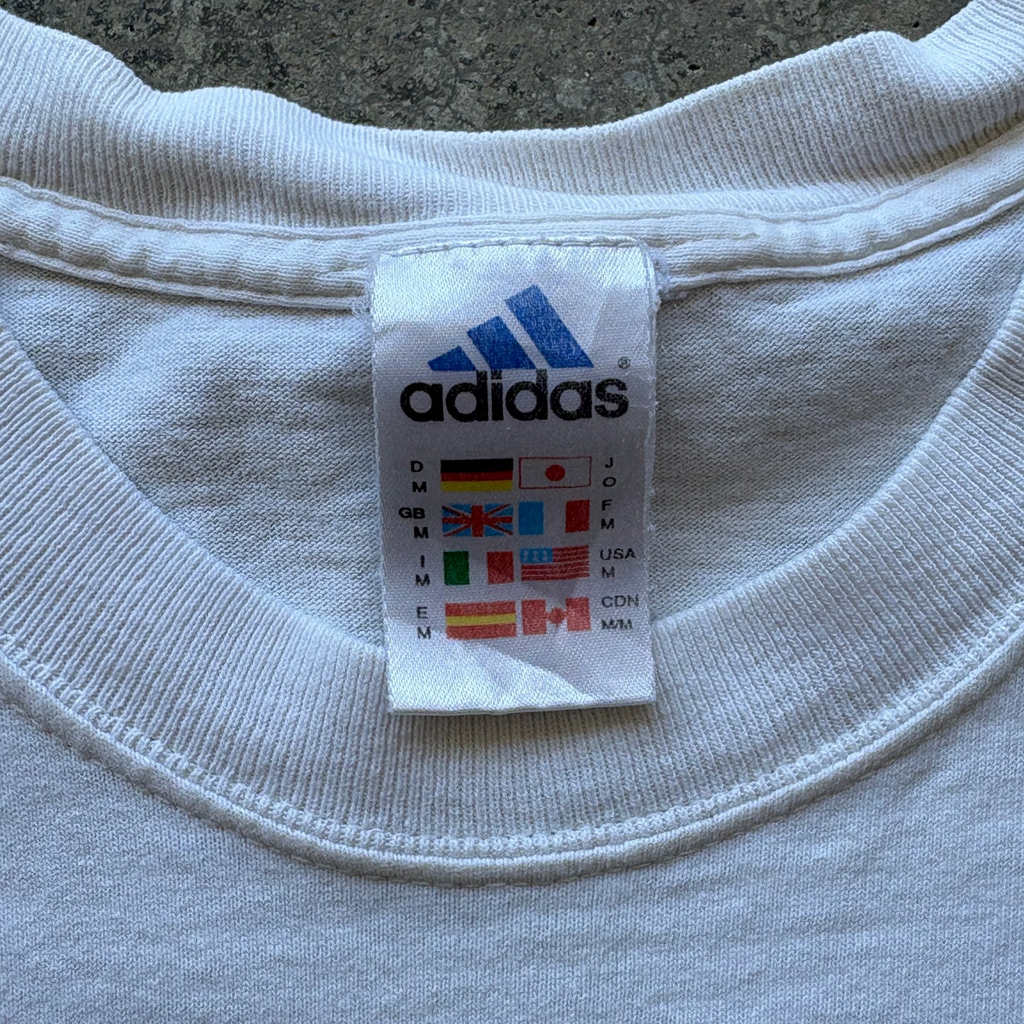 90s Adidas David Beckham Predator Tee M