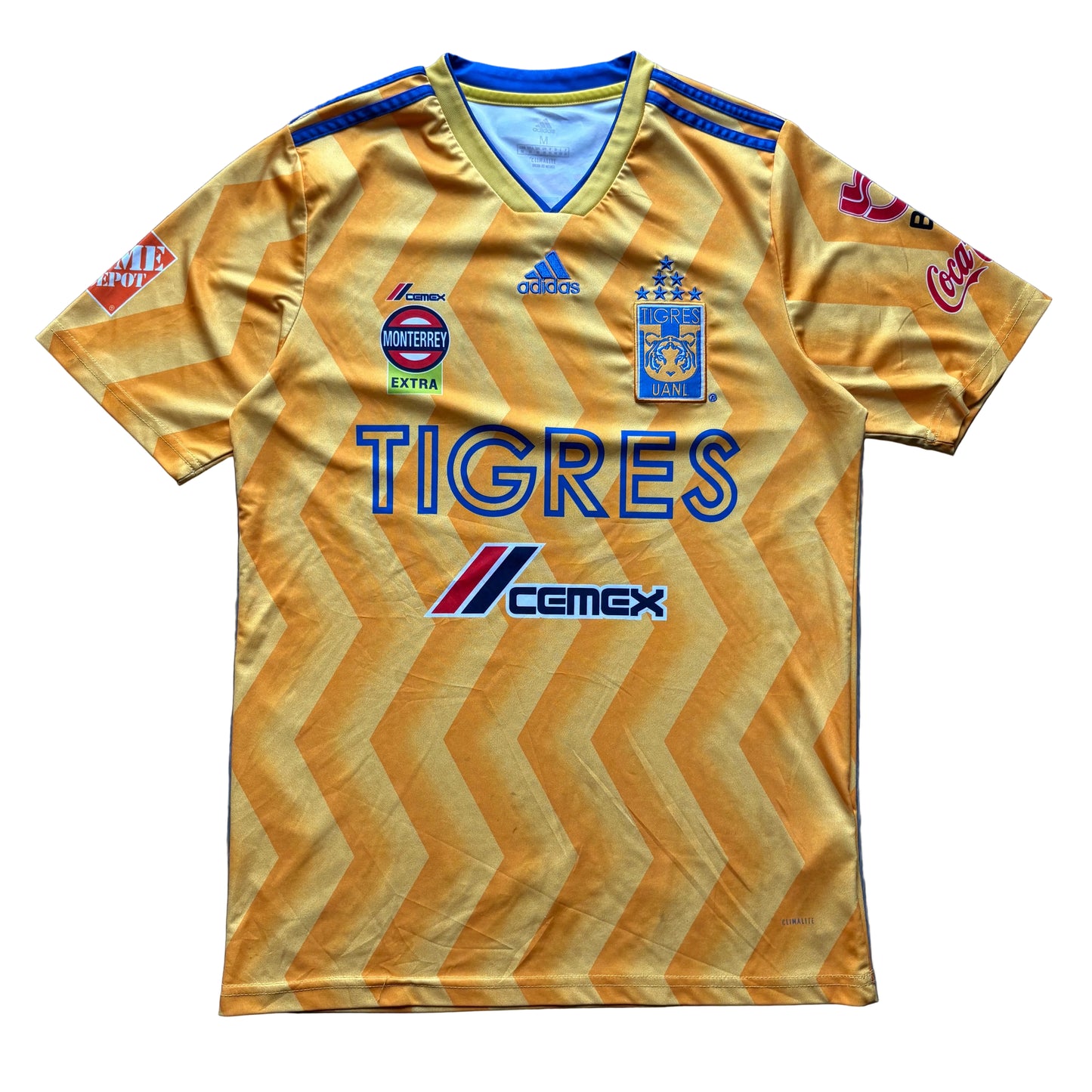 2019 Liga MX Tigres Adidas Kit M