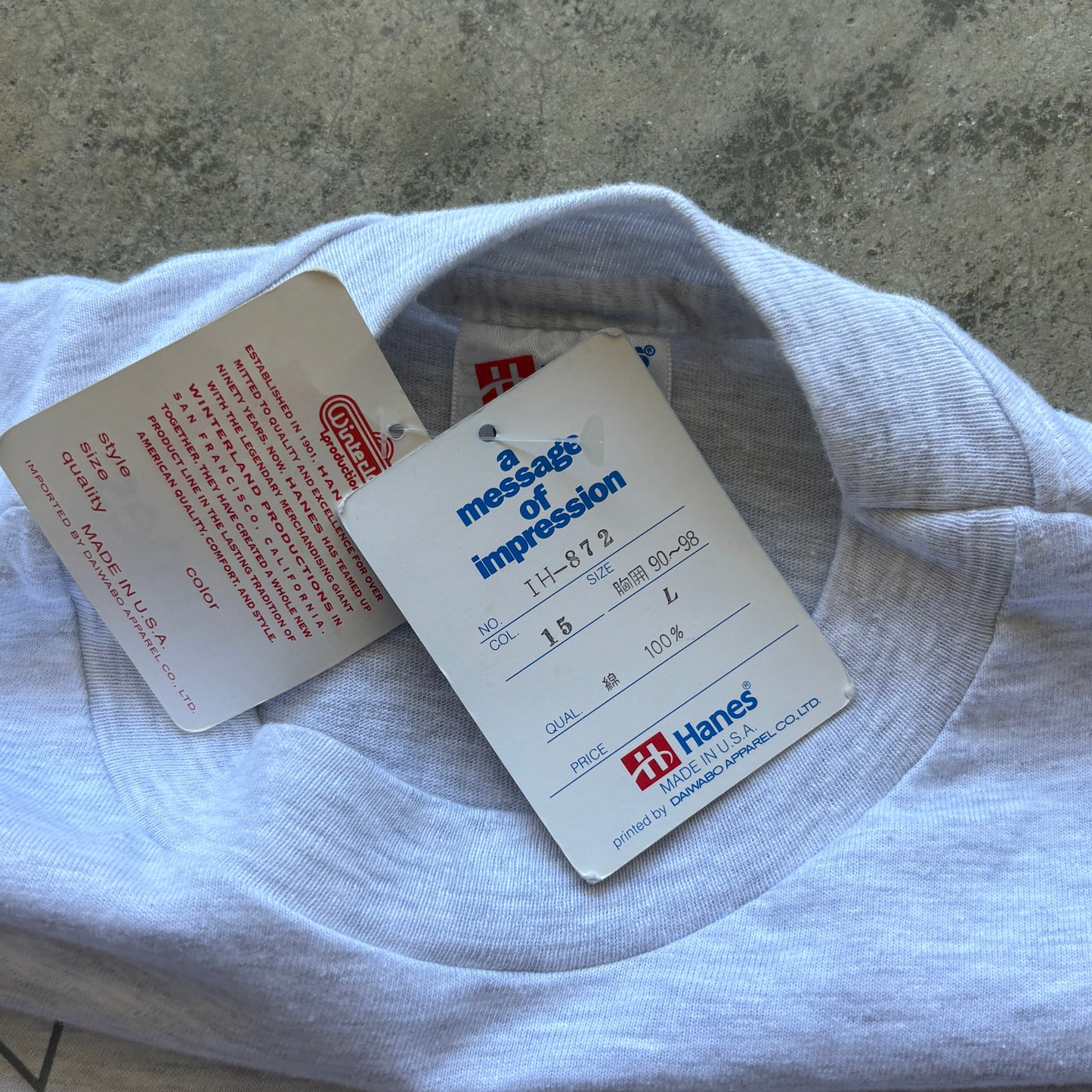 Vintage Hanes Soccer Longsleeve L