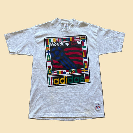 1994 World Cup Big Graphic Grey Tee S