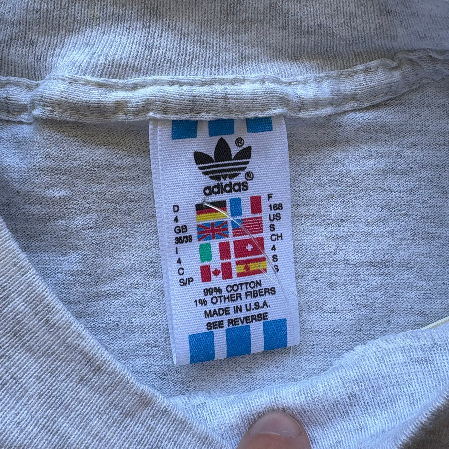 1994 World Cup Big Graphic Grey Tee S