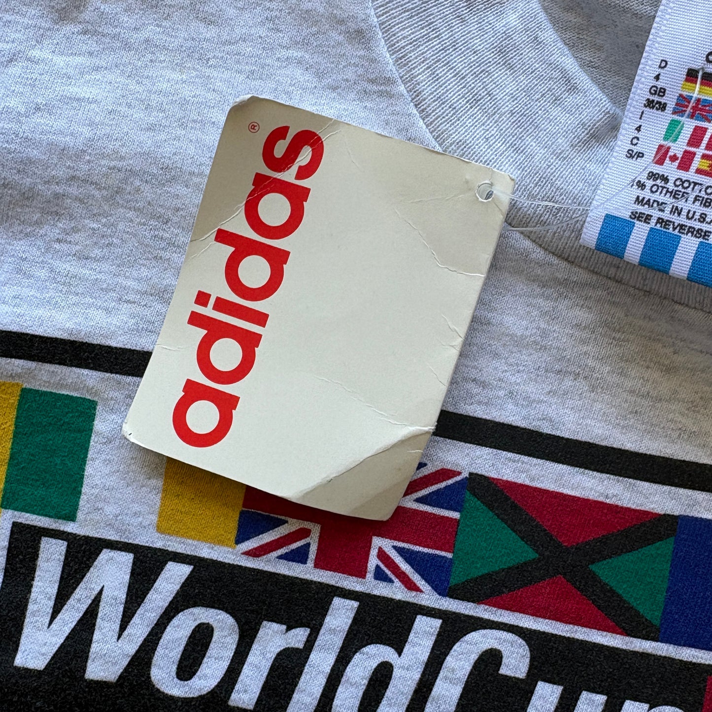1994 World Cup Big Graphic Grey Tee S