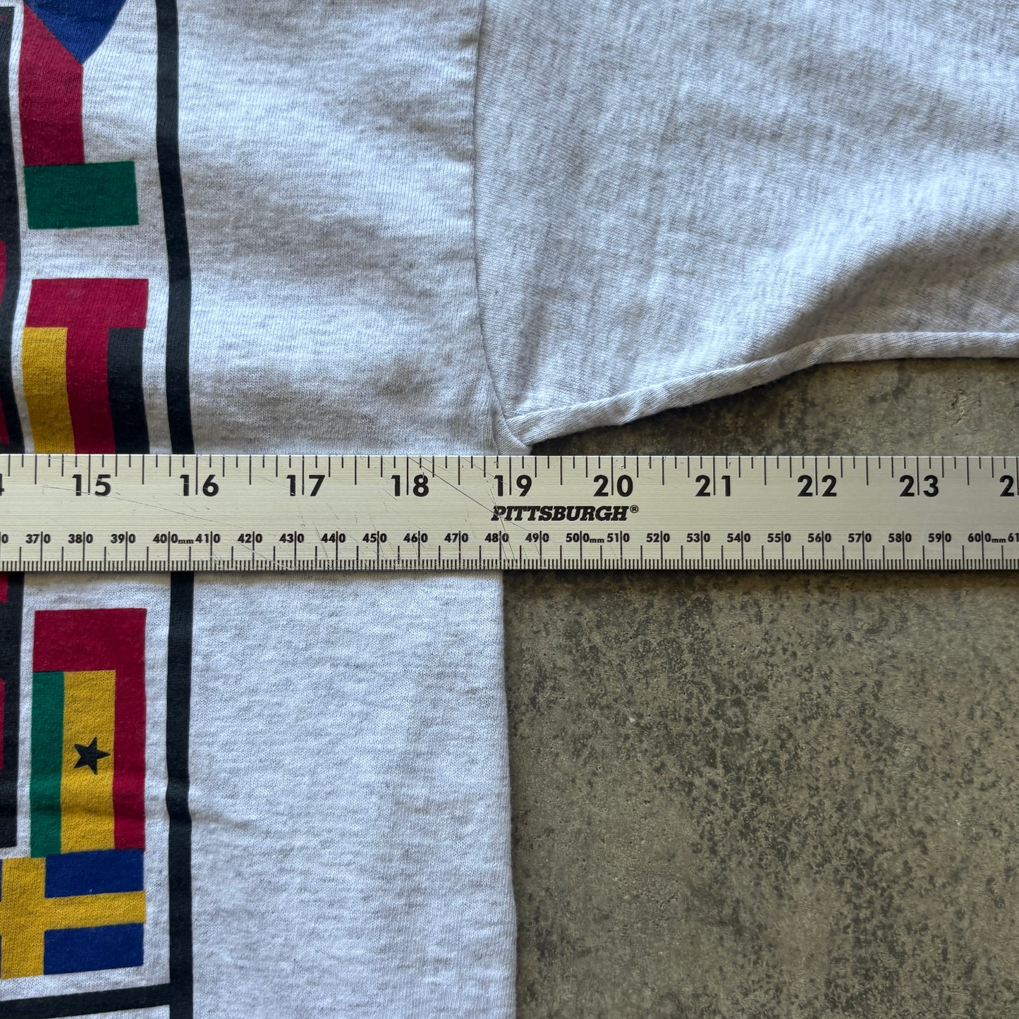 1994 World Cup Big Graphic Grey Tee S