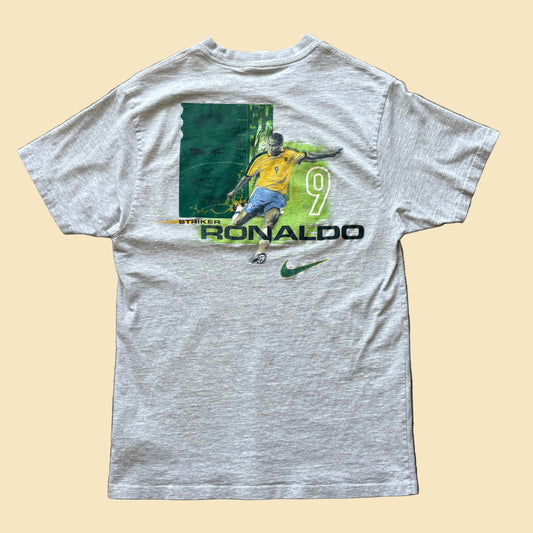 90s Nike R9 Ronaldo Brazil Mullet Tee S