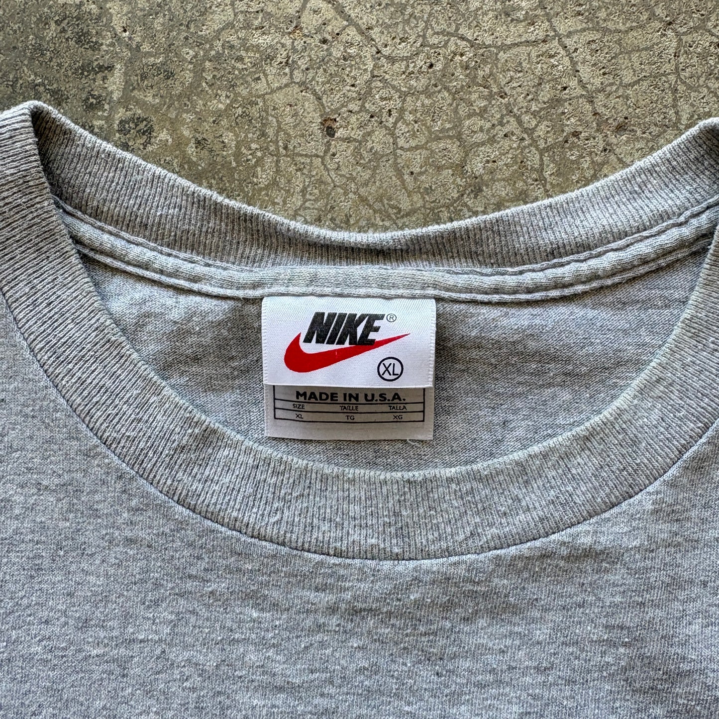 90s Nike Soccer Grey Tee XL