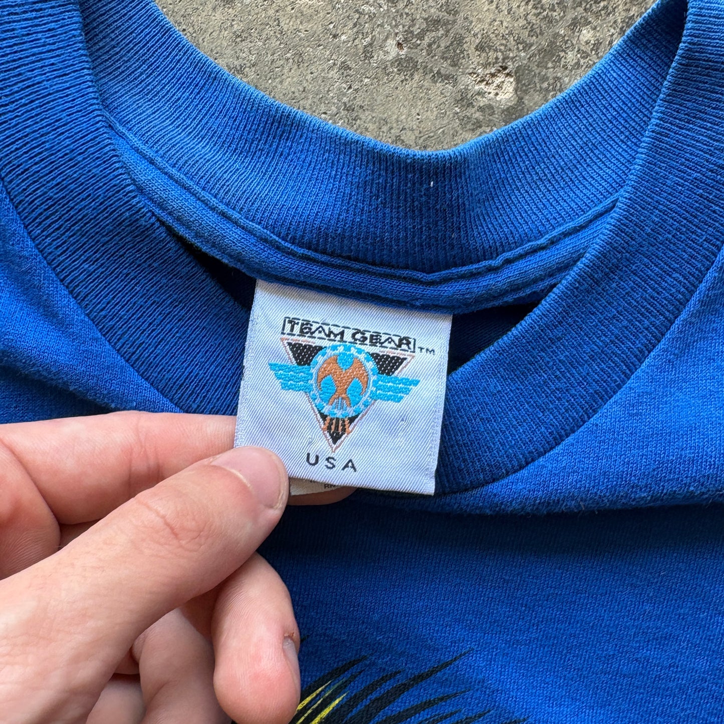 Vintage Soccer Art Tee XL