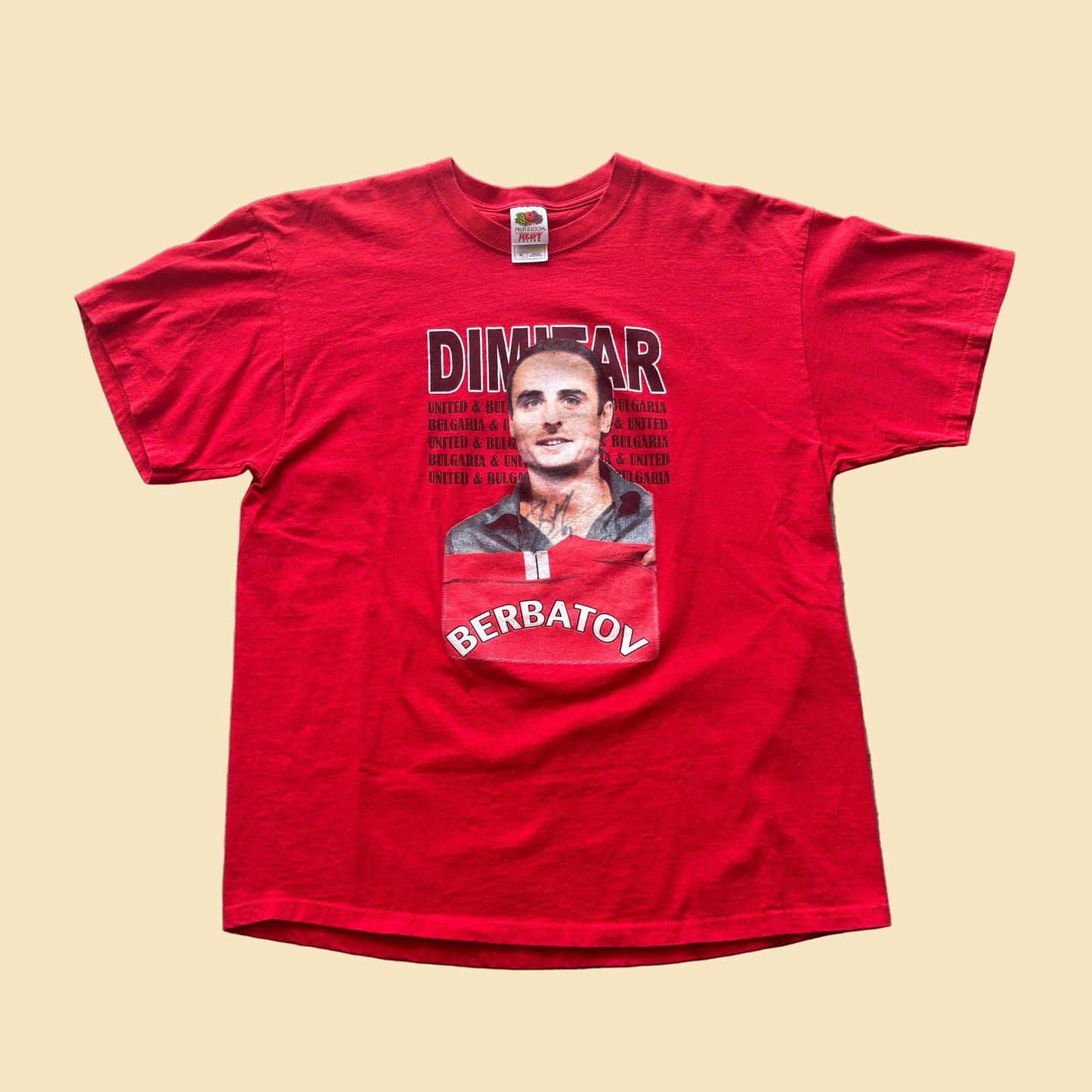 2000s Dimitar Berbatov Manchester United Player Tee Auto? XL