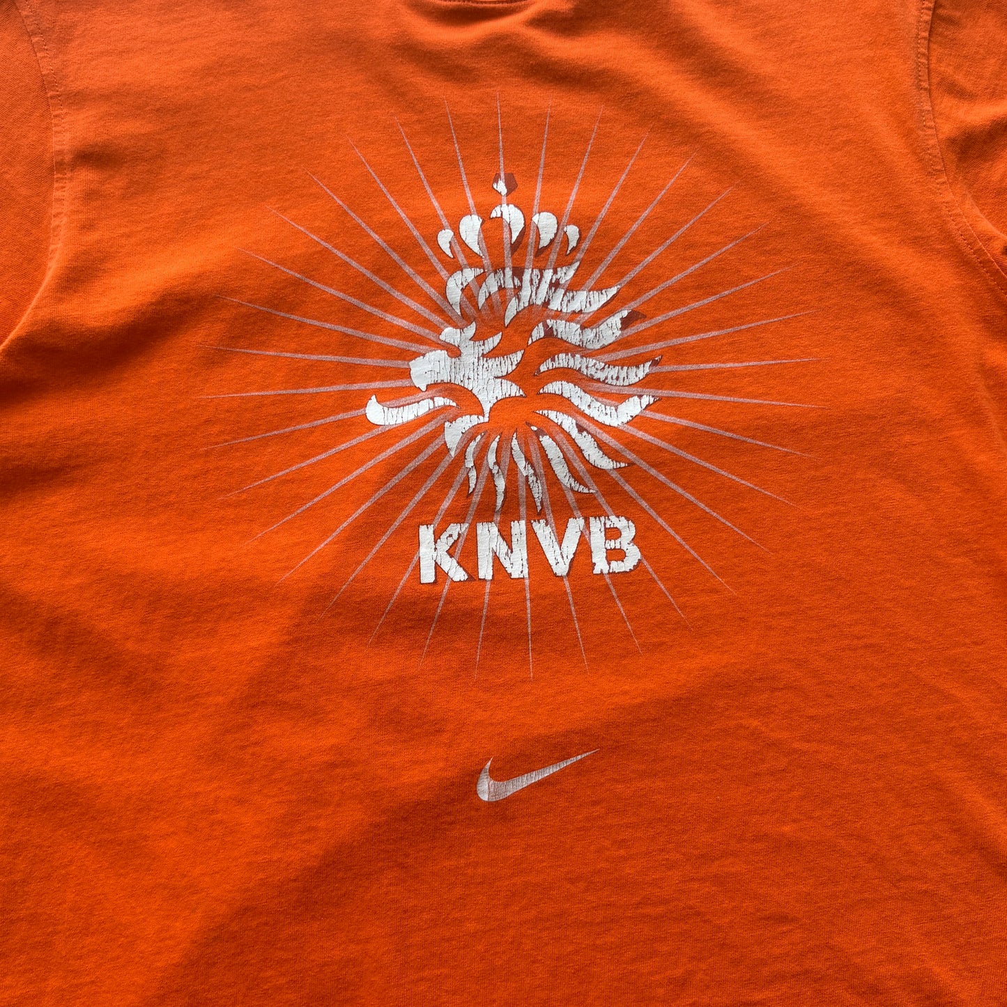 Y2K Nike Orange Netherlands Tee L