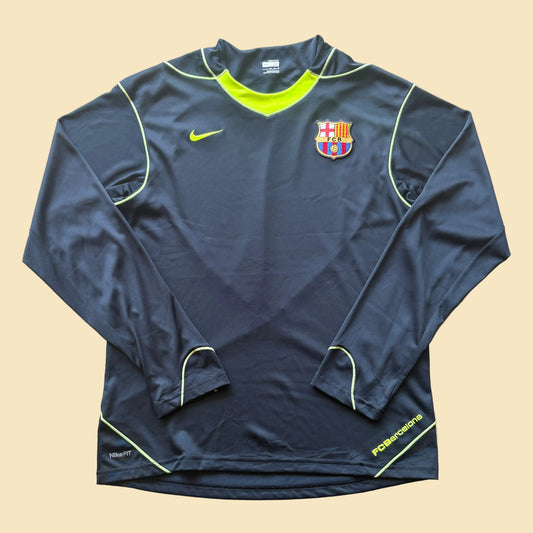2007-08 Barcelona Nike Training L/S Shirt M