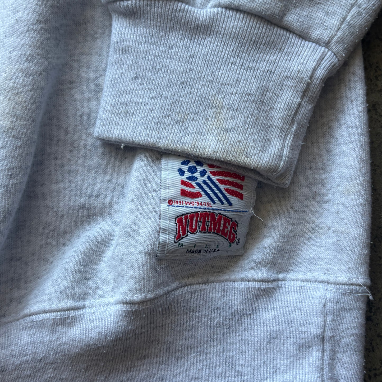 1994 World Cup Brazil Crewneck Sweatshirt Nutmeg L