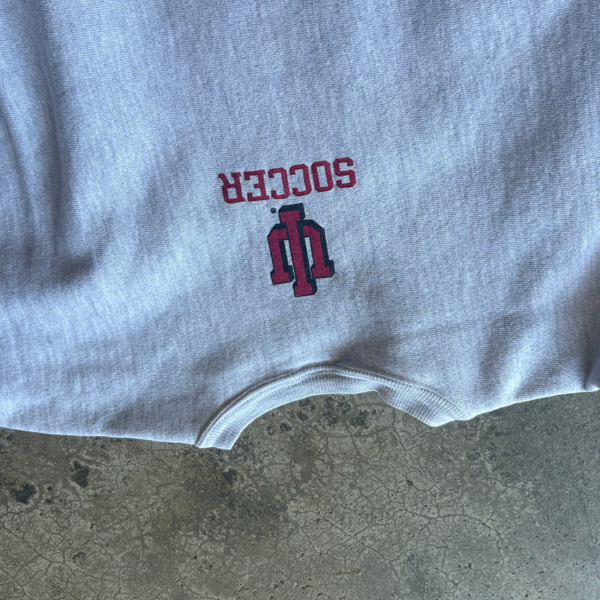 90s Indiana University Soccer Champion Reverse Weave XXL