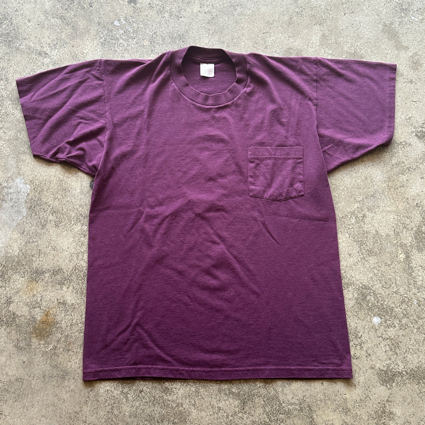 L KiK Maroon Pocket Tee