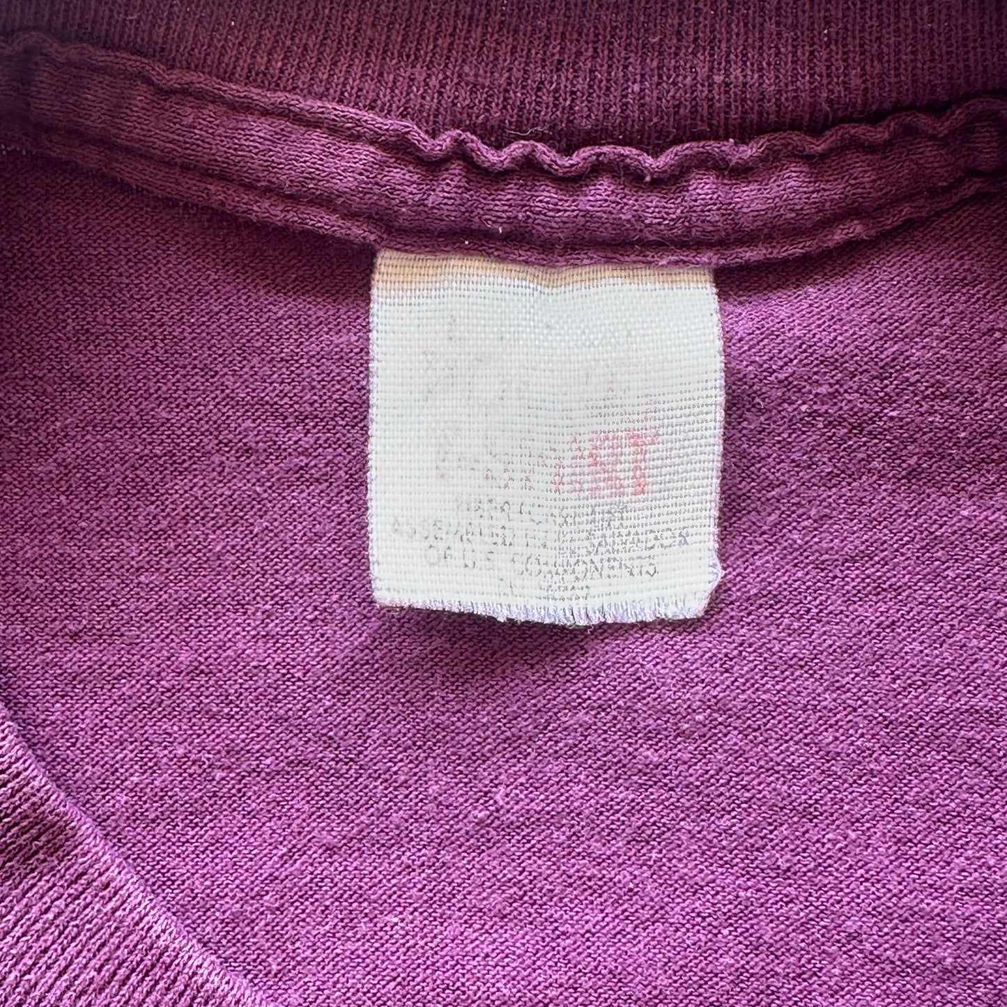 L KiK Maroon Pocket Tee