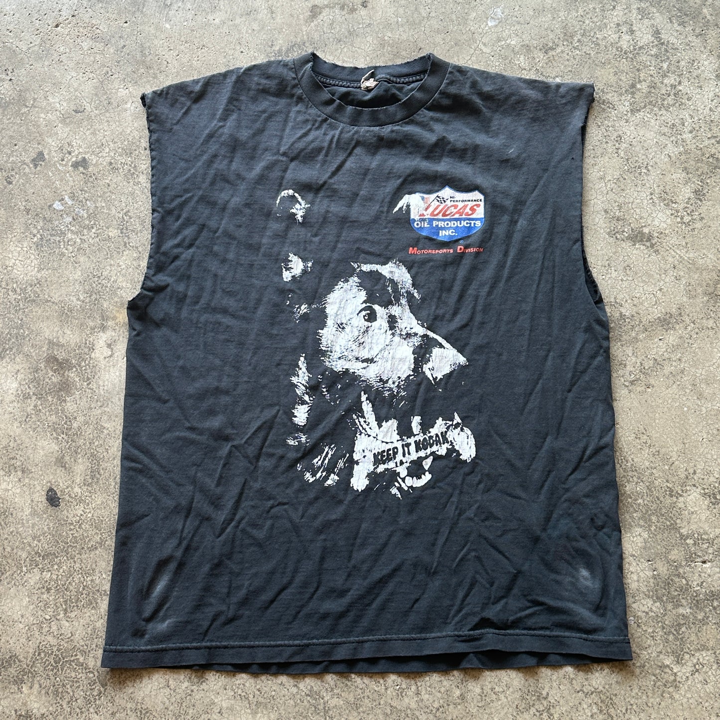 XL Lucas Oil KiK Cutoff Tee