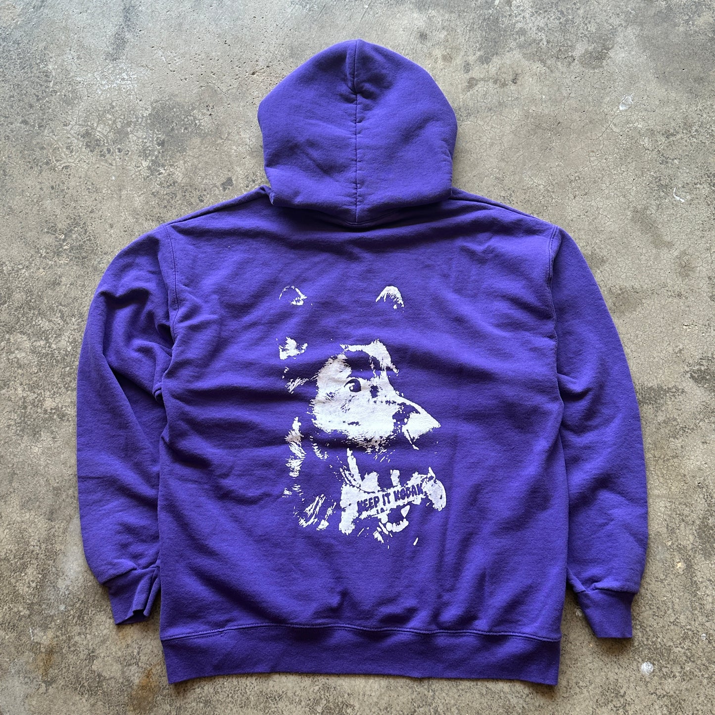 L Purple KiK Hoodie