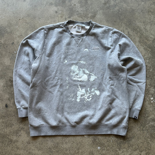 XXXL Umbro Soccer Grey KiK Crewneck