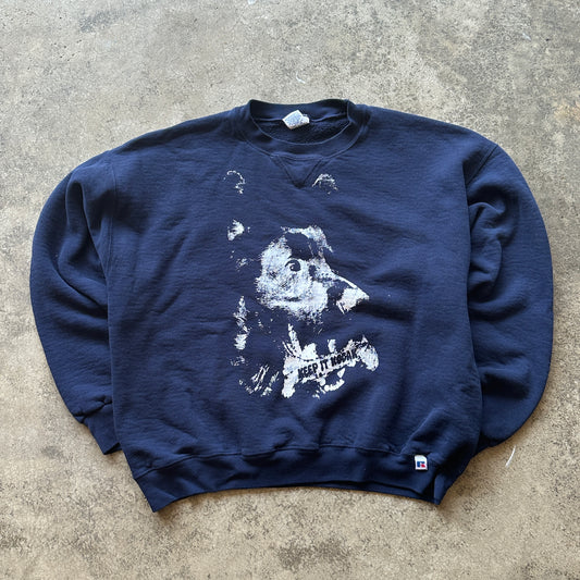 L Russell Navy KiK Crewneck