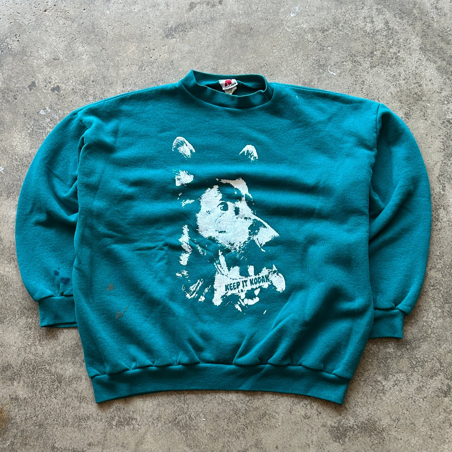 2XL Teal KiK Crewneck