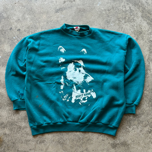 2XL Teal KiK Crewneck