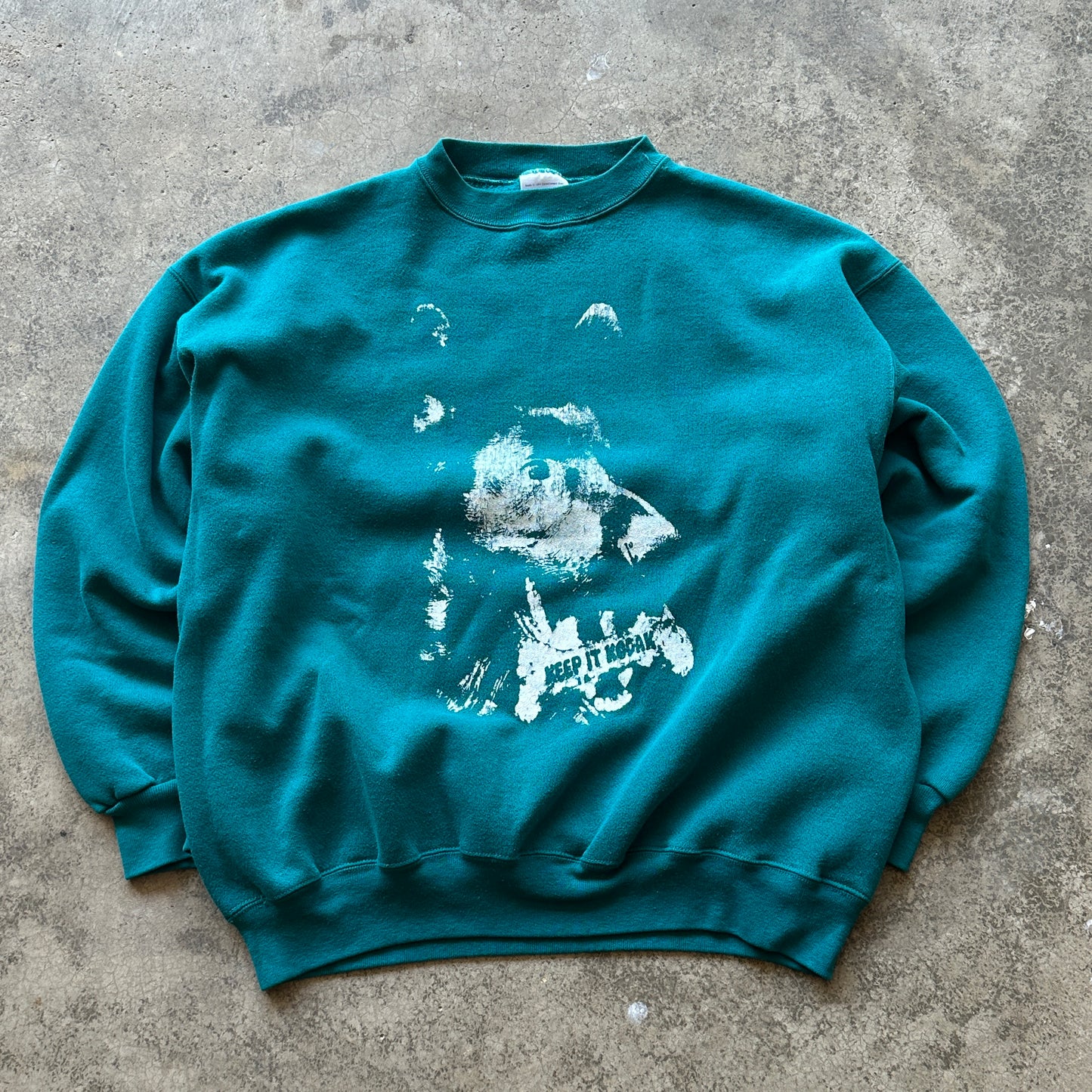 XL Teal KiK Crewneck