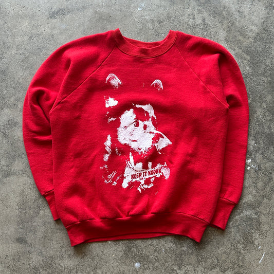 L Cherry Red KiK Crewneck