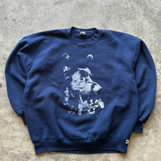 XXL Russell Navy KiK Crewneck