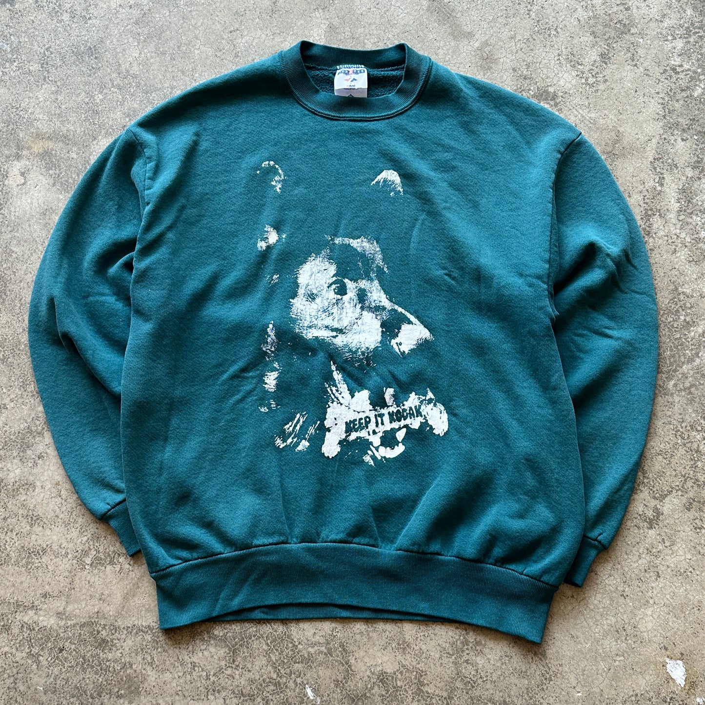 XL Teal Jerzees KiK Crewneck