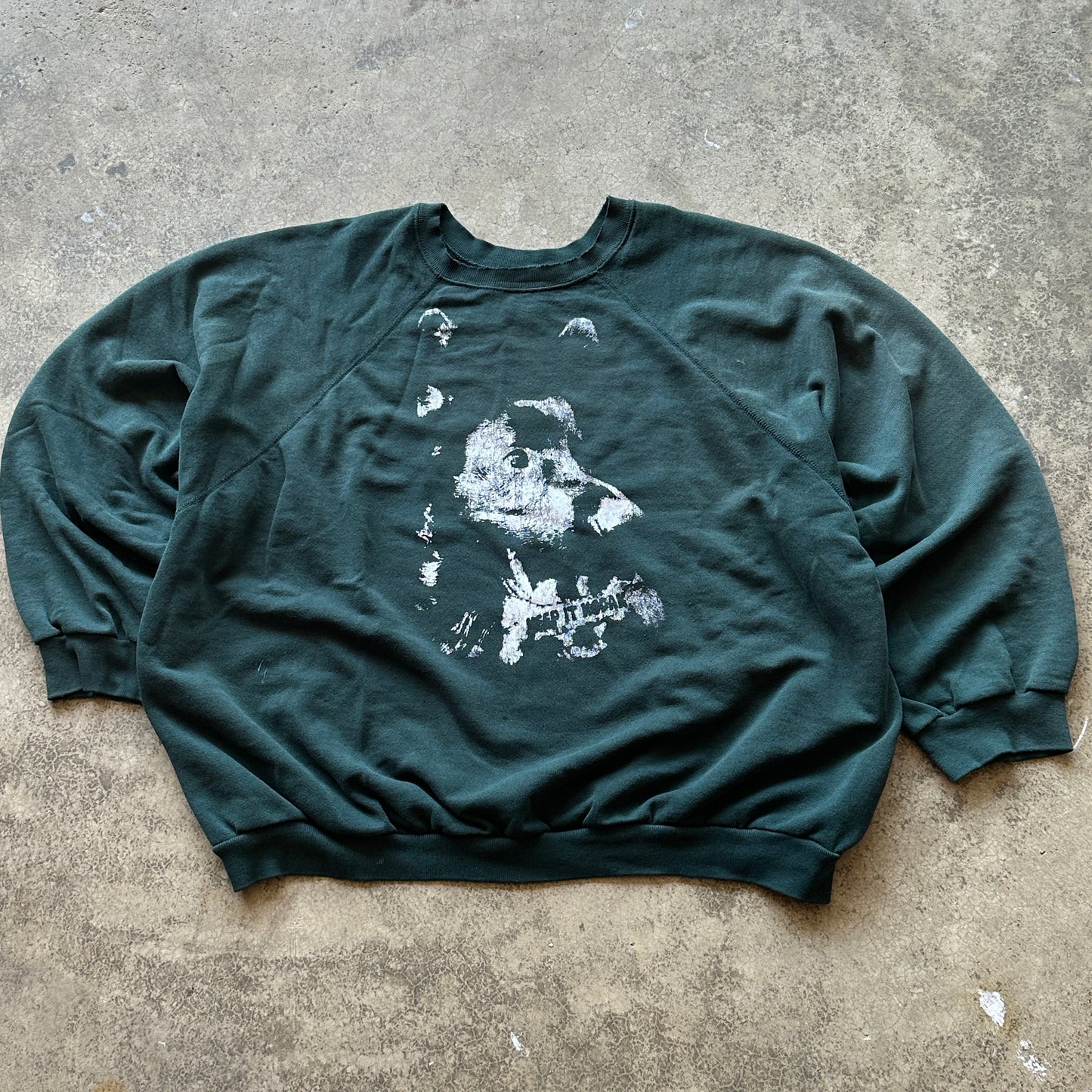 2XL Green KiK Crewneck