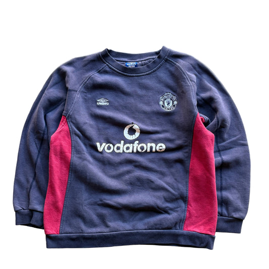Vintage Man U Vodafone Training Crewneck