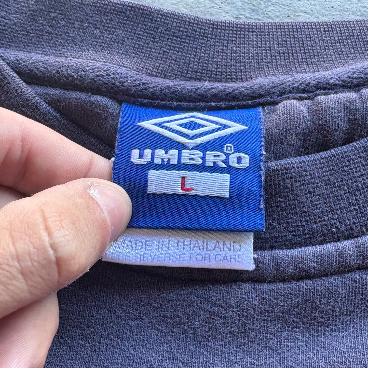 Vintage Man U Vodafone Training Crewneck